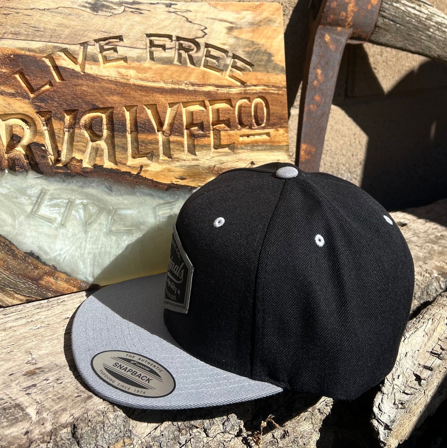Originals Gray/Black Patch Hat