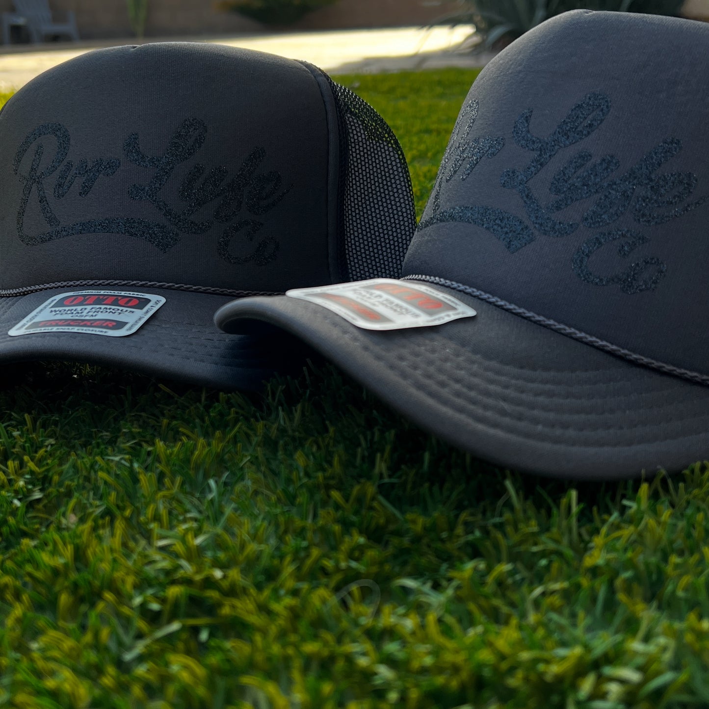 Black on Black Trucker Hat