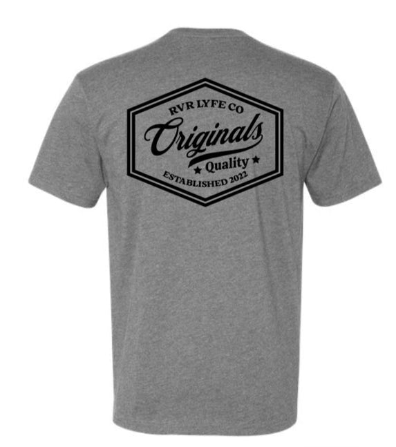 Gray/Black Originals Tee