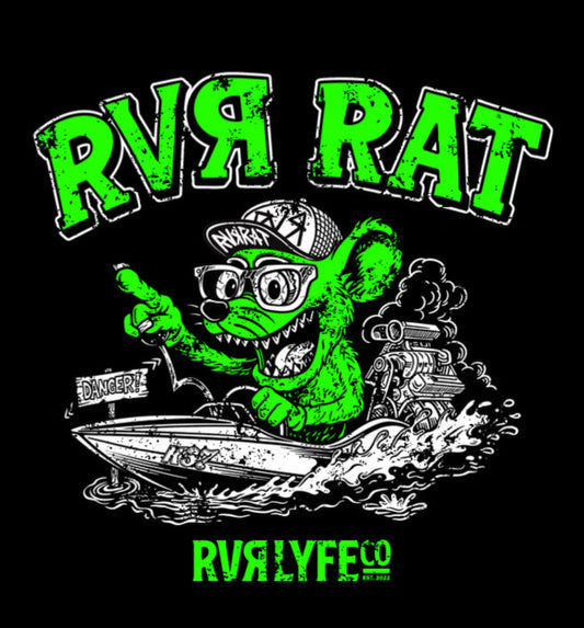 Rvr Rat Black Tee