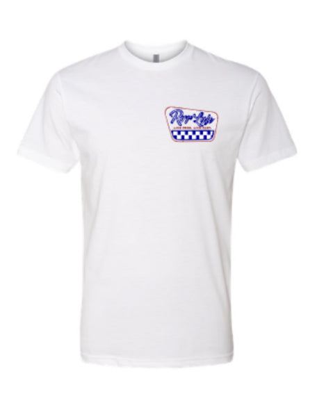 Red White & Blue Checkered Tee