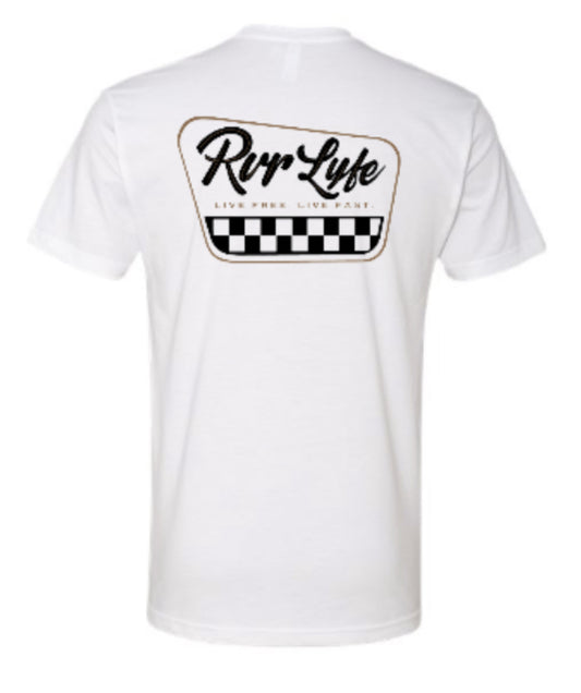 Bronze/Black Checkered Tee