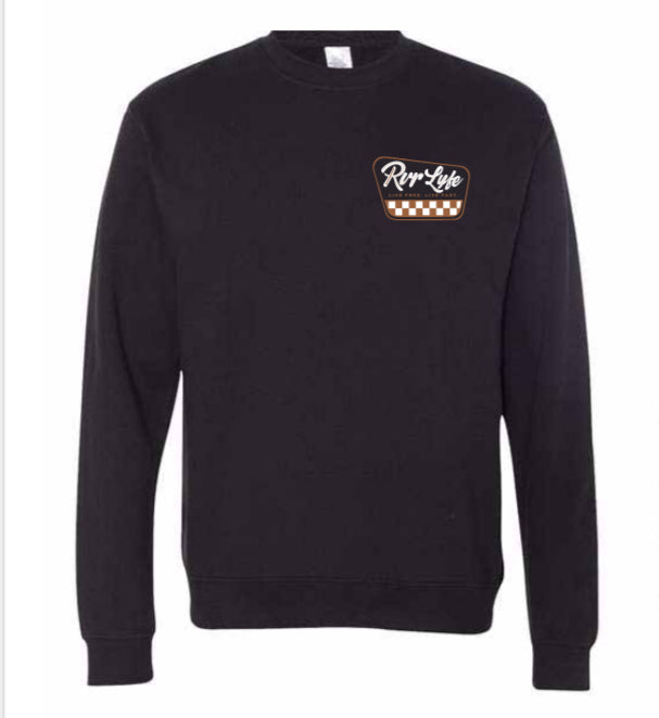 Checkered Crewneck Sweater