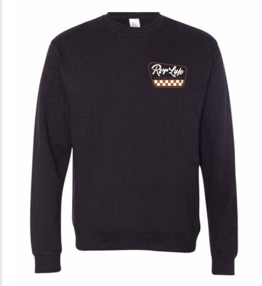 Checkered Crewneck Sweater