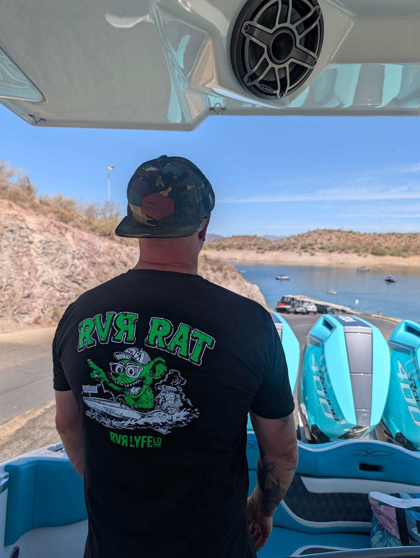 Rvr Rat Black Tee