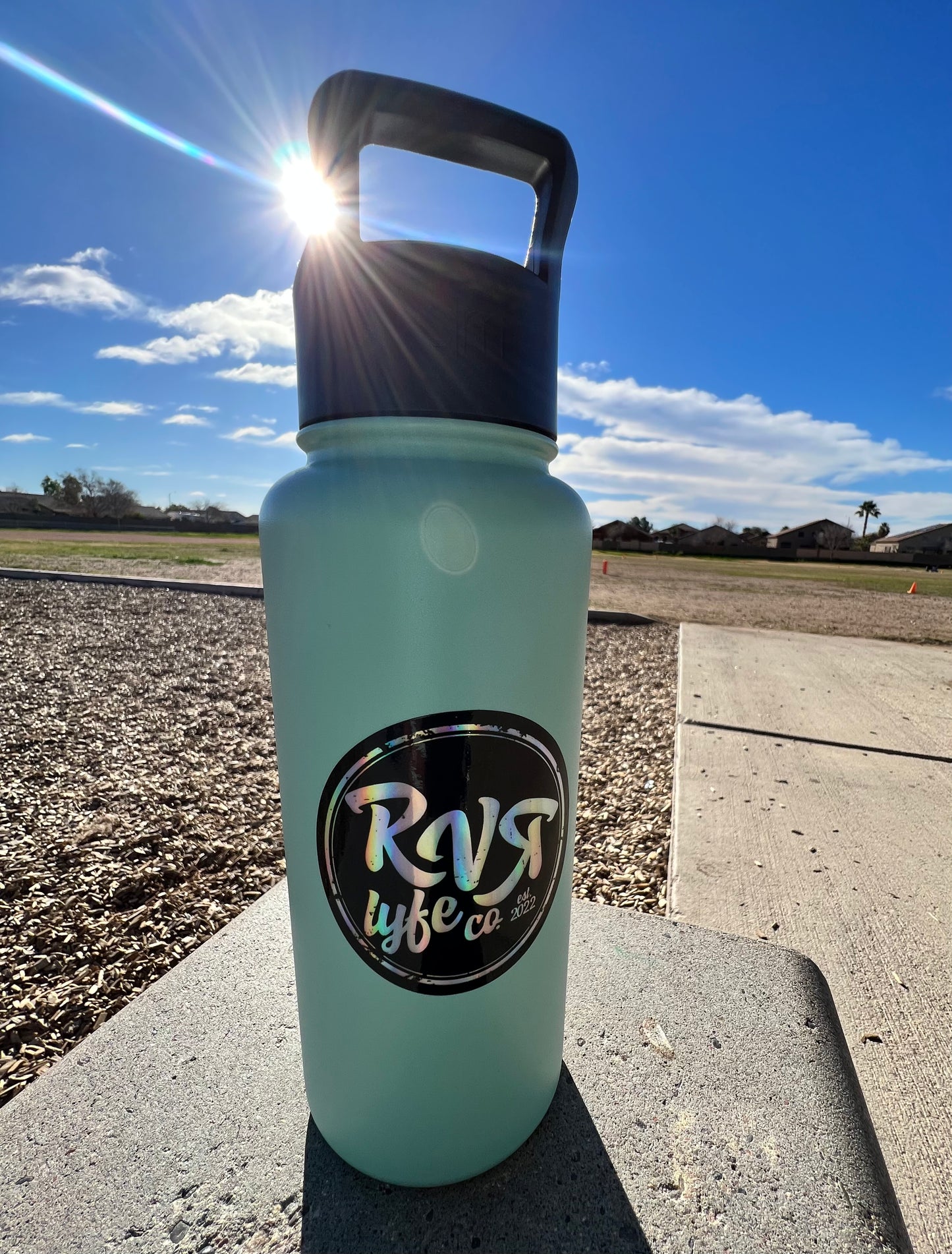 Vinyl Circle Logo Stickers (2pk)