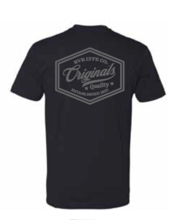 Black/Silver Originals Tee