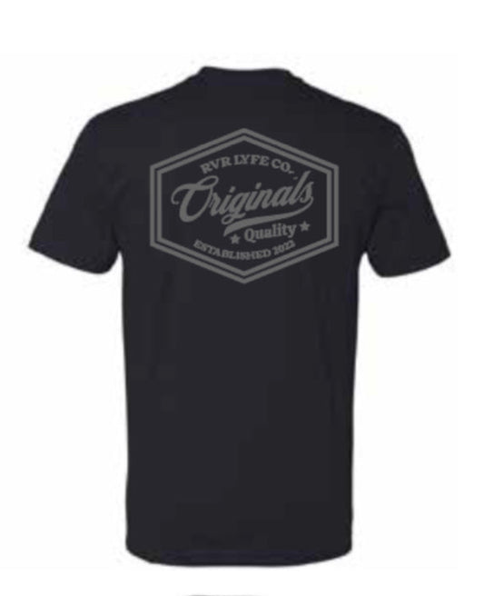 Black/Silver Originals Tee