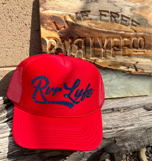 Red/Blue Trucker Hat