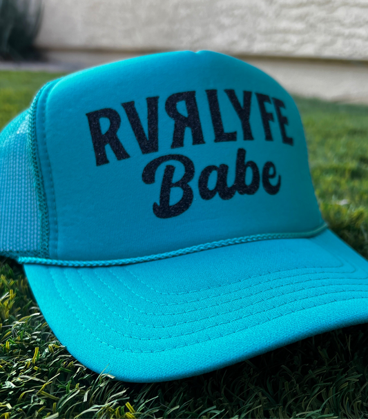 Teal/Black Sparkle Trucker Hat
