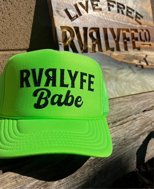 Neon Green/Black Trucker Hat