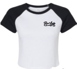Crop Baseball Tee