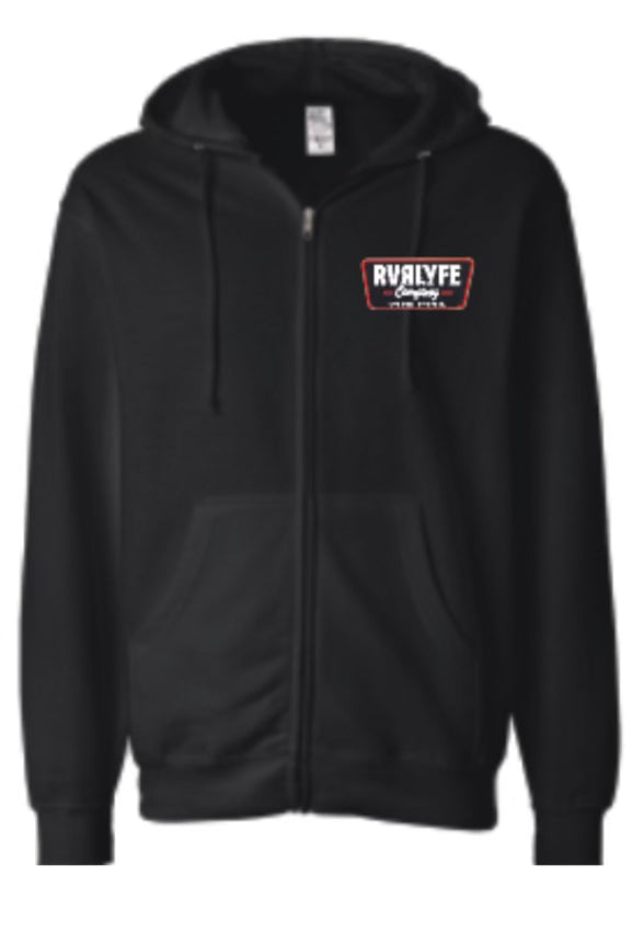 Black Zip Hoodie