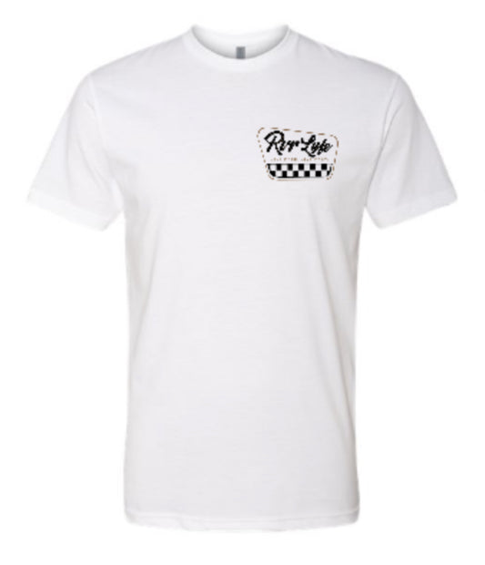 Bronze/Black Checkered Tee