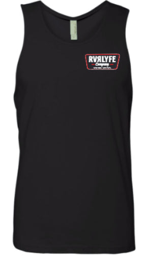 Red & White Logo Tank