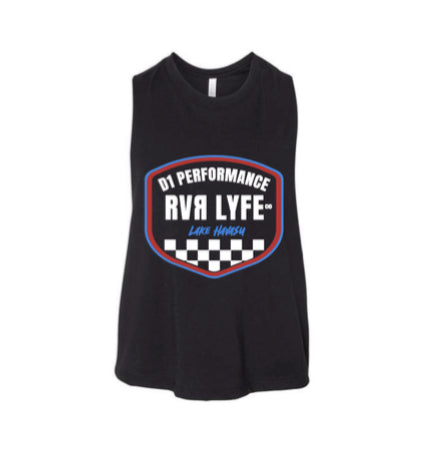 D1 Performance X Rvrlyfe Co. Muscle Crop Tank