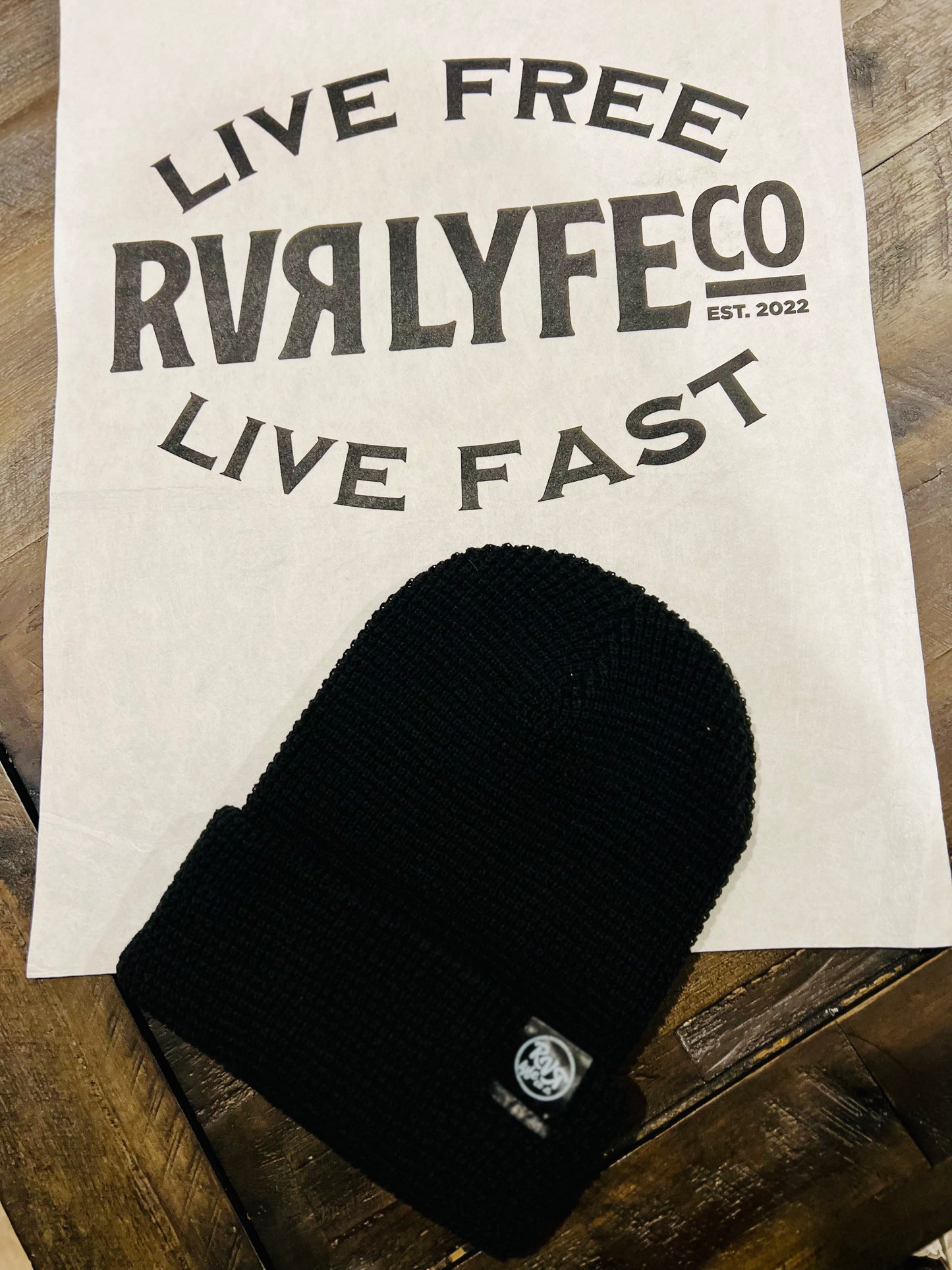 The RVR Beanie (Black/Grey/Maroon)