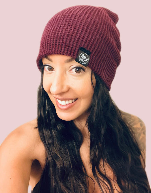 The RVR Beanie (Black/Grey/Maroon)